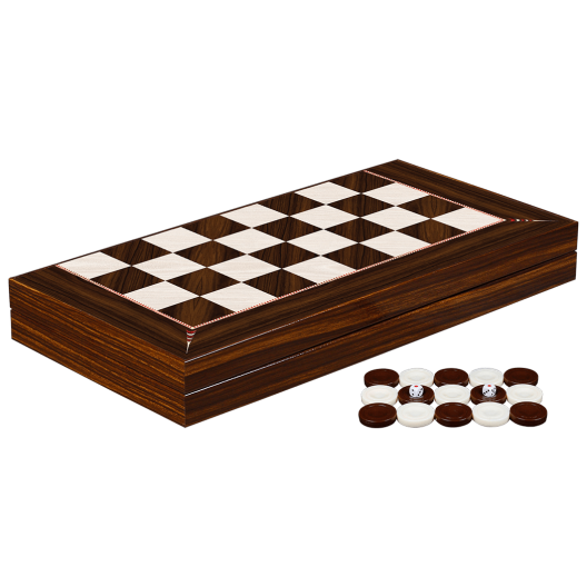 Луксозна дървена табла и шах